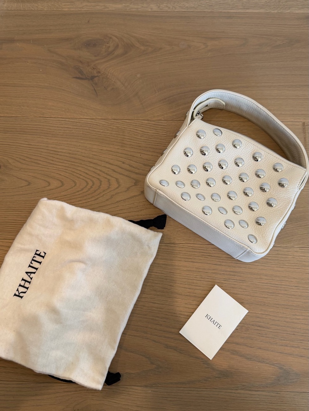 Khaite Elena Small Leather Studded Bag - Like New - Picture 9 of 11